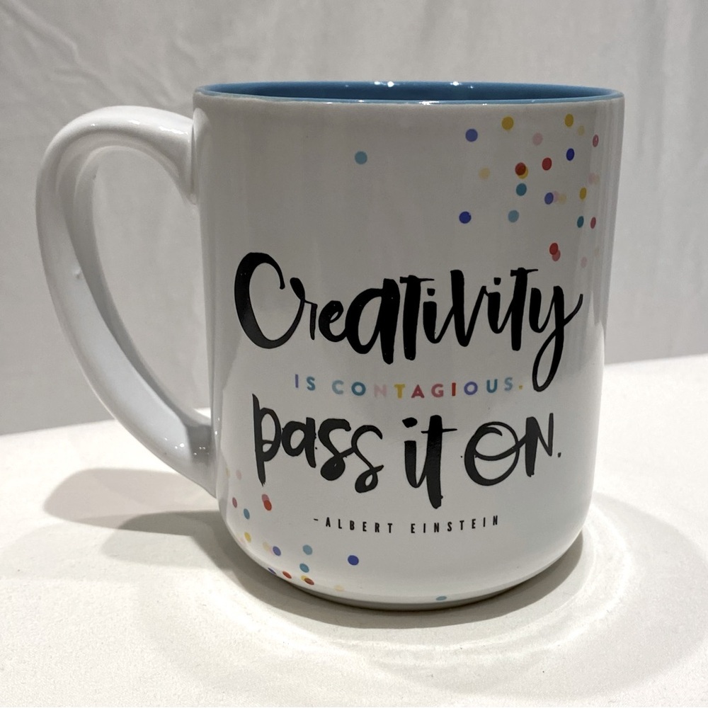 Happy Planner Creativity is Contagious, Pass it On Ceramic Mug, NIB